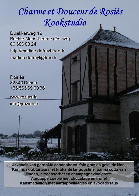 2010 kerstmenu